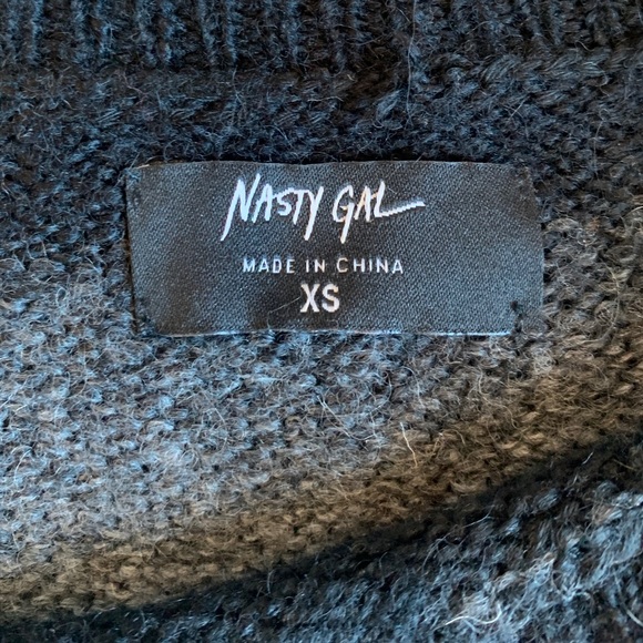 Nasty Gal Cropped Ombré Sweater - Picture 3 of 4